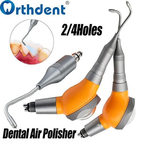 Dental Air Polisher 2/4 Hole Abrasion Sandblaster Polishing Air Water Spray Anti-Backflow