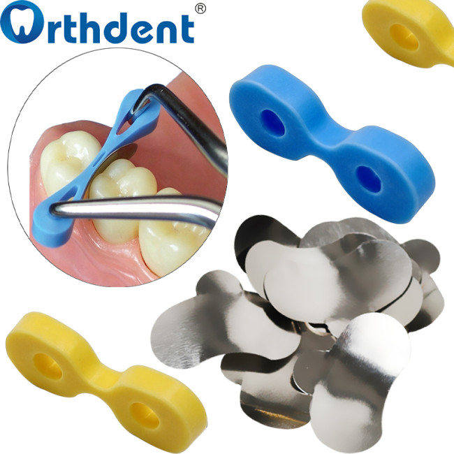 sectional matrix clinical use with ring and wedge placement on proximal surface