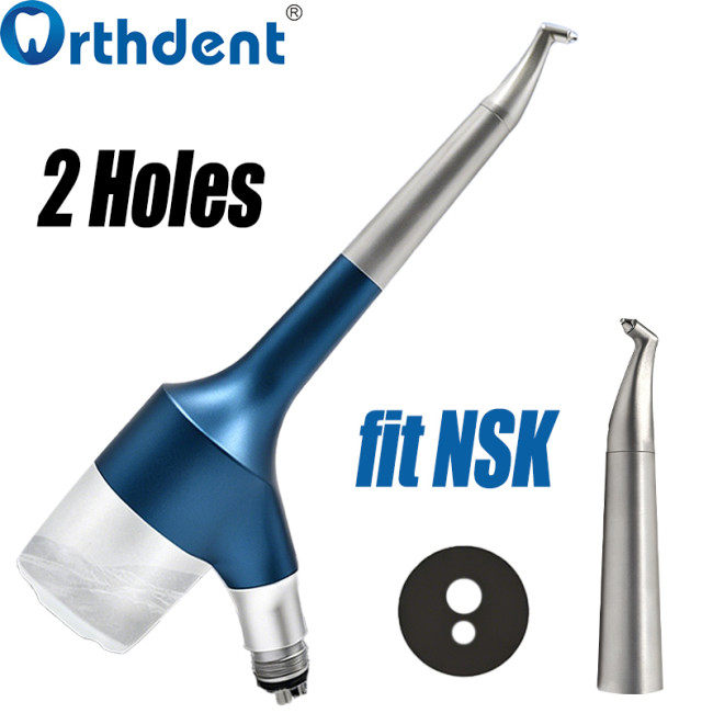 Dental Air Polisher with NSK & EMS Compatible Heads 2/4 Hole Teeth Whitening Sandblaster Prophy