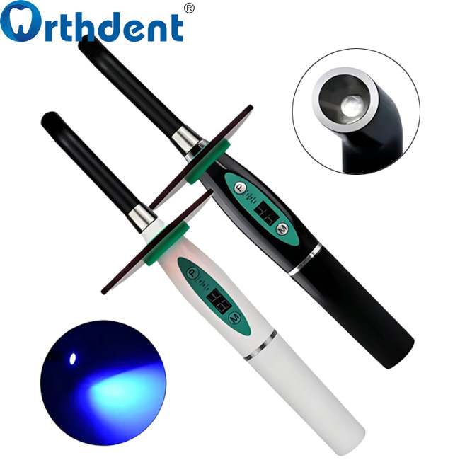 LED curing light product display