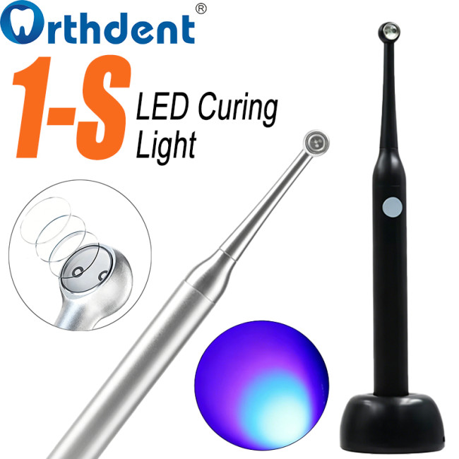 1-Second Fast LED Curing Light Teeth Whitening Restoration Lamp with US/EU Plug