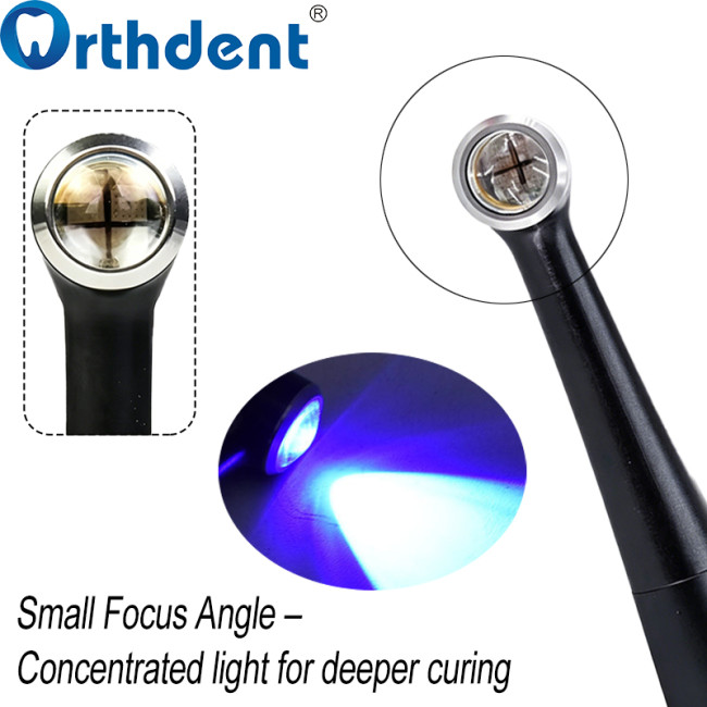 1 second curing light small focus angle concentrated light for deeper curing
