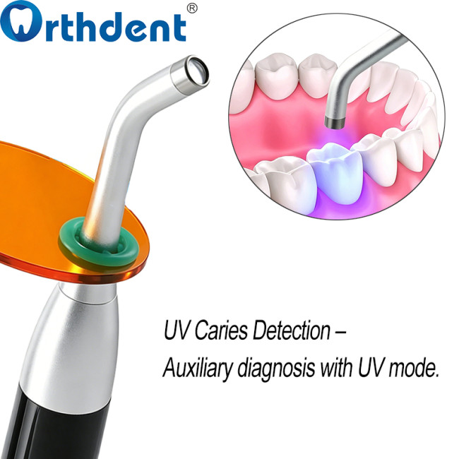 white curing light UV caries detection function