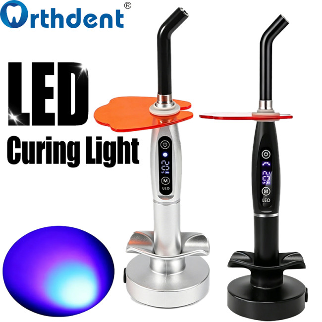 Dental LED Curing Light 3 Modes for Composite Resin Curing Restoration Lamp with US/EU Plug