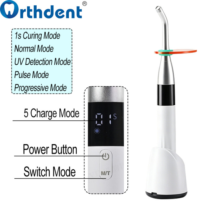 white curing light 5 working modes selection 1s normal UV pulse progressive