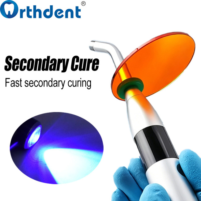 Dental White LED 1-Second Curing Light with Caries Detection 5 Modes Restoration Lamp