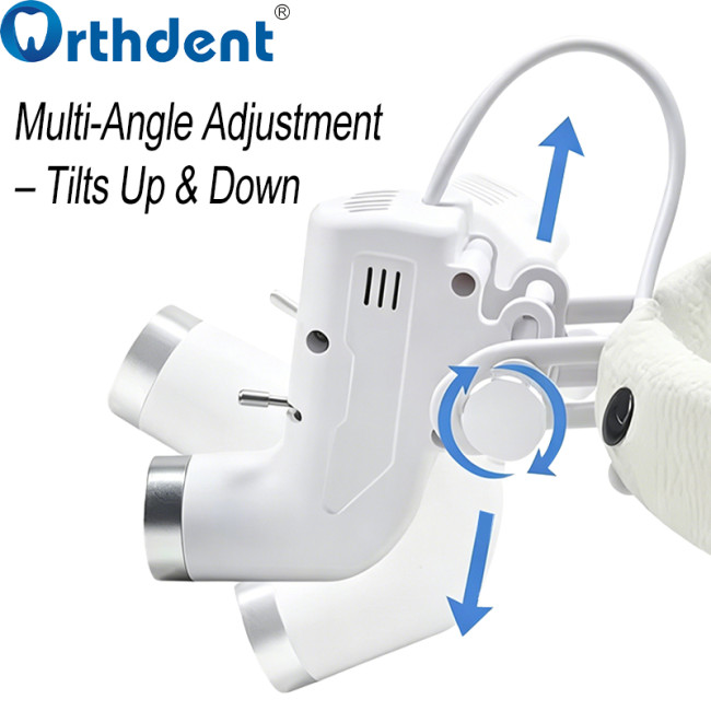 5W LED Dental Headlight Adjustable Brightness & Spot Size Oral Examination Dentistry Auxiliary Tool