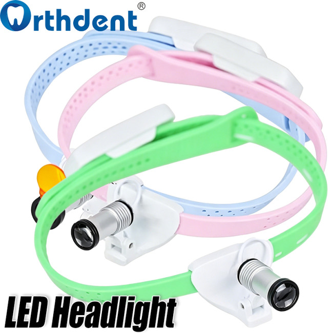 5W Dental LED Headlight Cordless High Brightness Headlamp for Oral Surgical with US/EU Plug