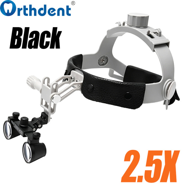 2.5X/3.5X Headband Dental Loupe 420mm Working Distance Oral Adjustable Magnifying Glass