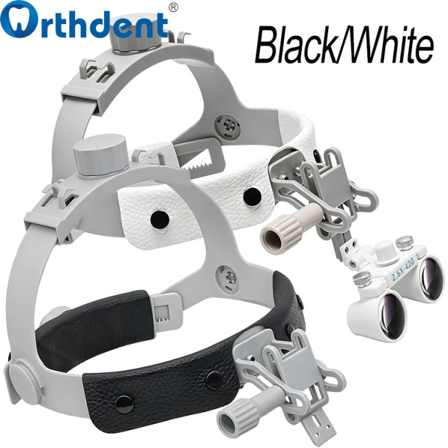 2.5X/3.5X Headband Dental Loupe 420mm Working Distance Oral Adjustable Magnifying Glass
