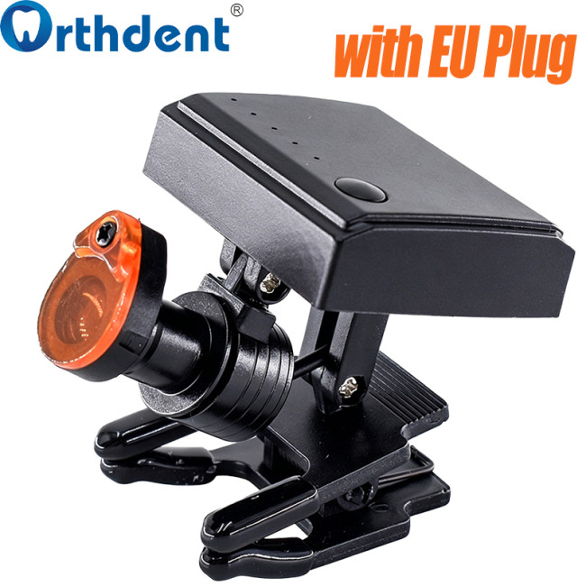 5W clip-on headlight black with EU plug