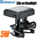 5W Clip-on Wireless LED Headlight With Optical Filter Dimmable Fits Dentist Surgical Loupes