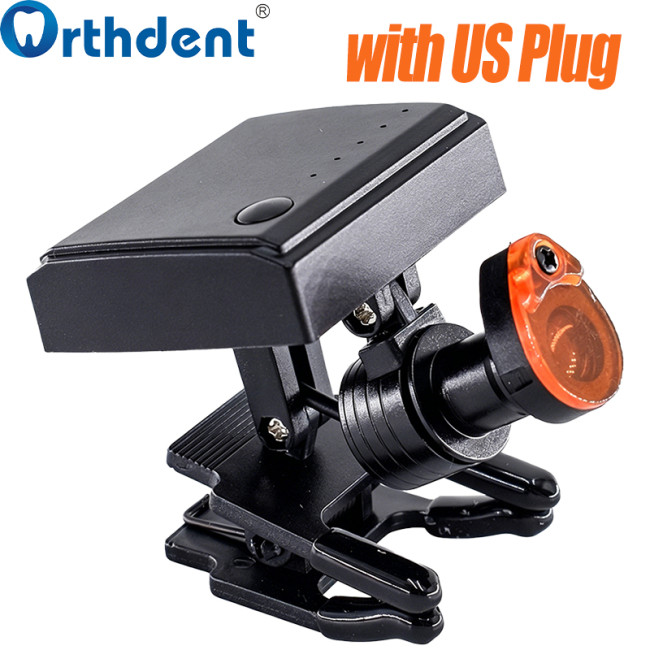 5W clip-on headlight black with US plug