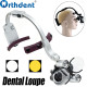 1Set 2.5X/3.5X Dental Loupe with 5W LED Light Headlight Surgical Lamp with Dual Battery