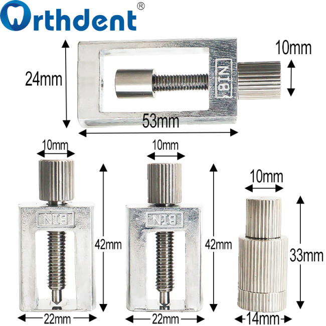 4Pcs Dental High Speed Handpiece Repair Tool Kit High Speed Bearings Remove Maintenance Set 