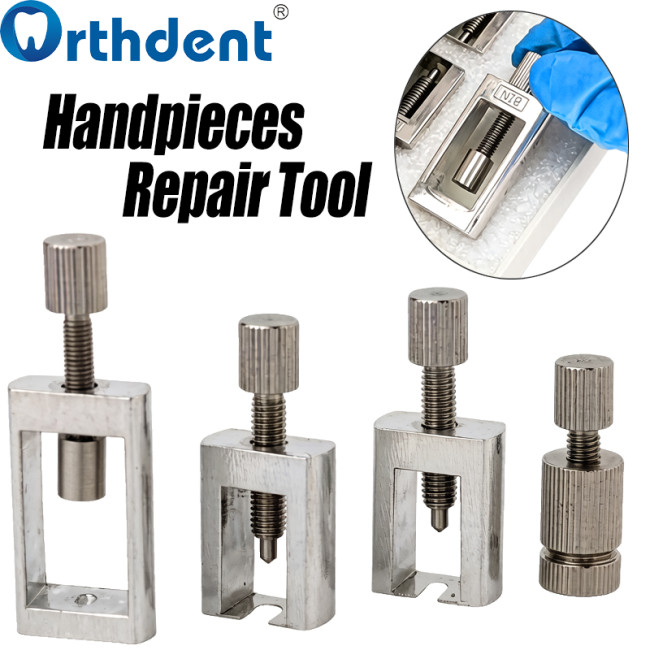 4Pcs Dental High Speed Handpiece Repair Tool Kit High Speed Bearings Remove Maintenance Set 