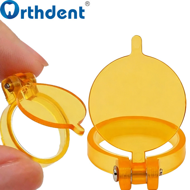 Yellow Filter for Dental Headlight For LED Headlamp 12/16/18/20mm