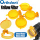 Yellow Filter for Dental Headlight For LED Headlamp 12/16/18/20mm