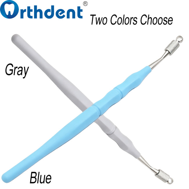endodontic file holder light blue and grey color options