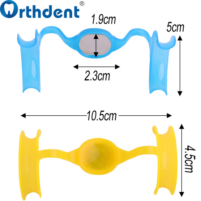 M-Shape Dental Mouth Opener with High-Definition Mirror Intraoral Retractor