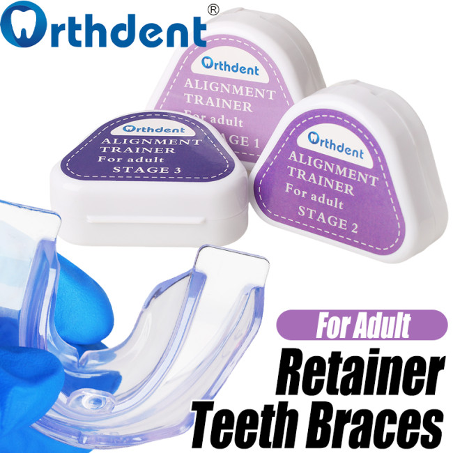 Dental Orthodontic Braces Teeth Trainer 3 Stages Alignment Mouthpiece For Adults