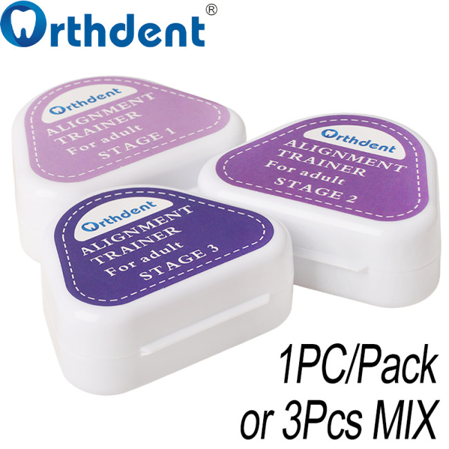 Dental Orthodontic Braces Teeth Trainer 3 Stages Alignment Mouthpiece For Adults