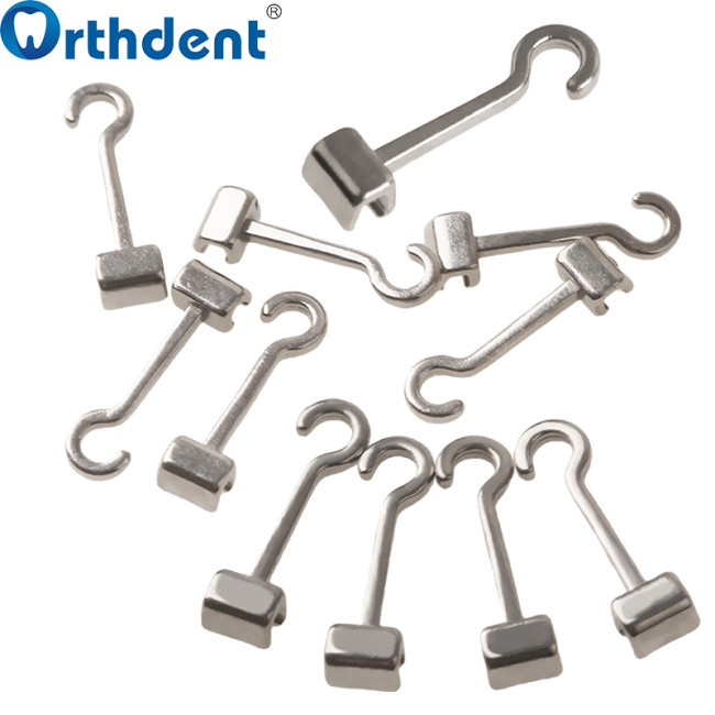 Orthodontic Crimpable Hook Single/Double/Triple Left/Right 8/10/11mm Fixed on Archwires