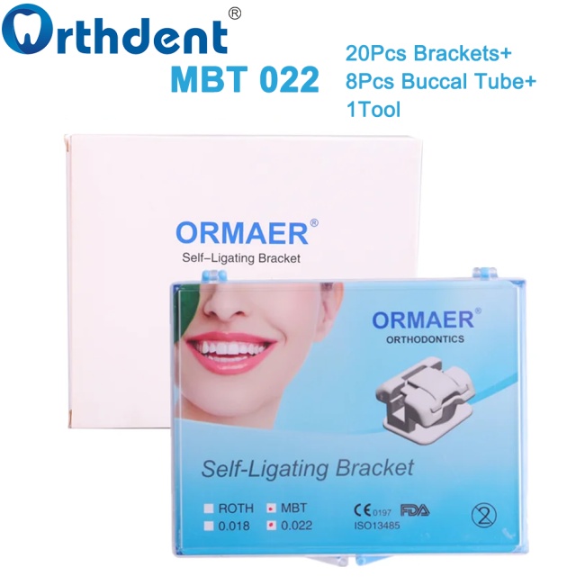 ORMAER Dental Orthdentic Self-Ligating Brackets Roth/MBT 022 28pcs/kit DAMON Q System