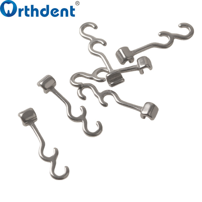 Orthodontic Crimpable Hook Single/Double/Triple Left/Right 8/10/11mm Fixed on Archwires