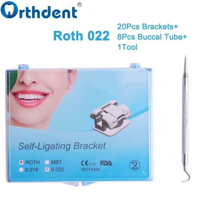 ORMAER Dental Orthdentic Self-Ligating Brackets Roth/MBT 022 28pcs/kit DAMON Q System