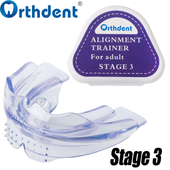 Dental Orthodontic Braces Teeth Trainer 3 Stages Alignment Mouthpiece For Adults