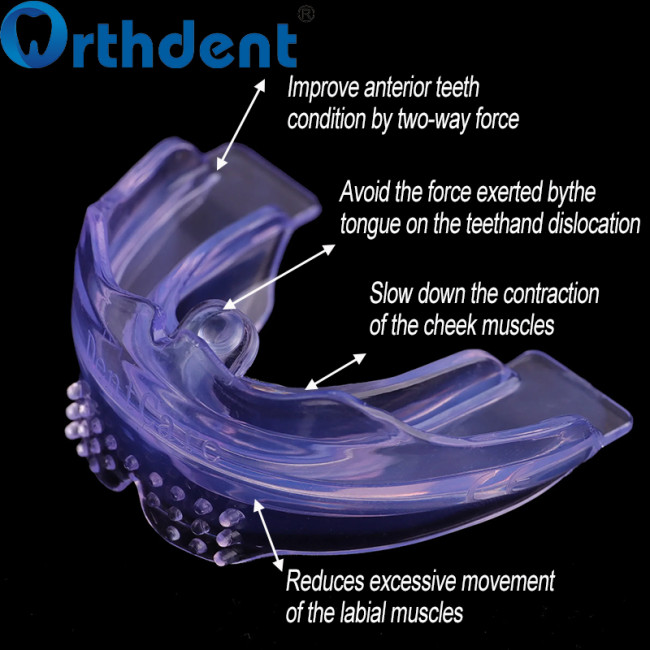 Dental Orthodontic Braces Teeth Trainer 3 Stages Alignment Mouthpiece For Adults