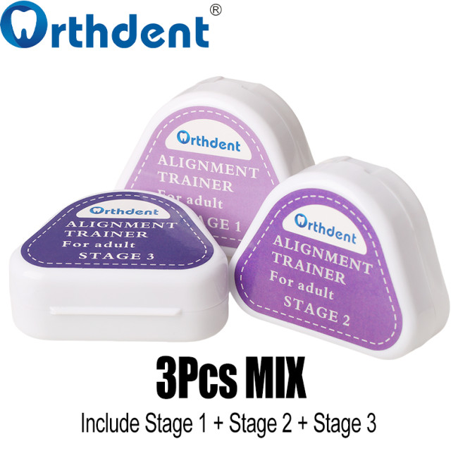 Dental Orthodontic Braces Teeth Trainer 3 Stages Alignment Mouthpiece For Adults