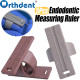 Dental Endodontic Measuring Ruler Silicone Endo File Measuring Tools 5Pcs