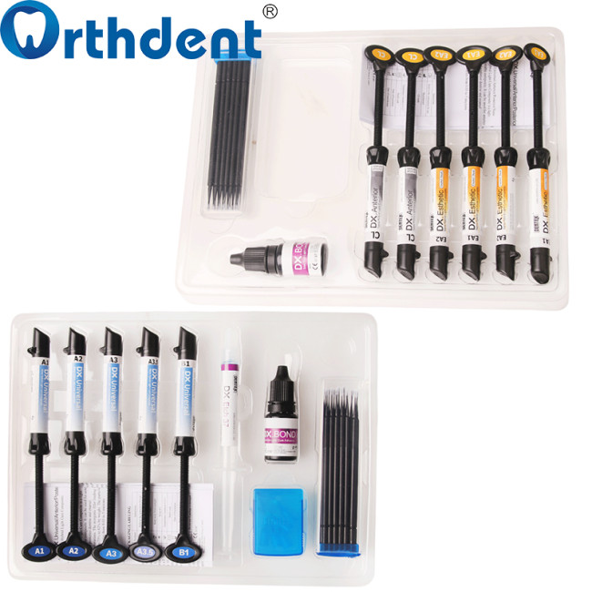 Dental DENTEX Light Cure Resin Bonding Universal & Esthetic Composite Kit