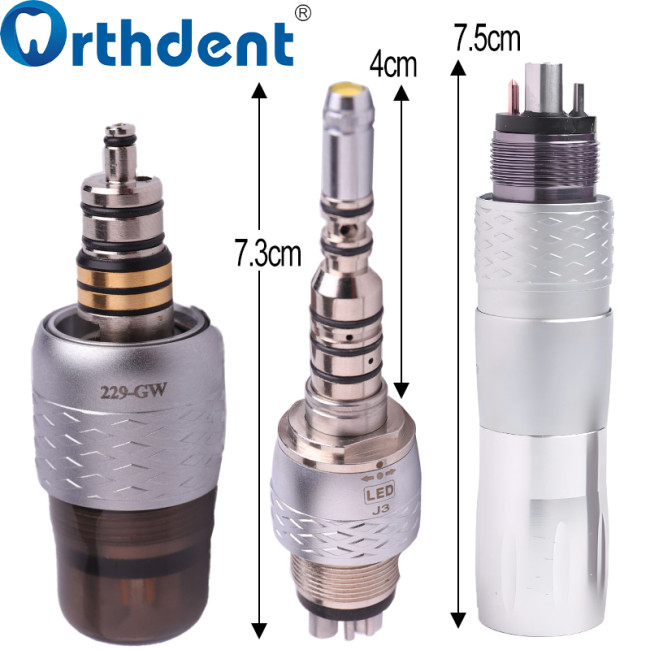 1PC COXO Dental Quick Coupling Swivel 6 Holes for NSK/W&H/KAVO Fiber Optic Handpiece