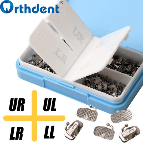 80 Pcs/Box 1st Molar Bonding Monoblock Non-Convertible Buccal Tubes Roth MBT 0.022