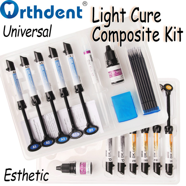 Dental DENTEX Light Cure Resin Bonding Universal & Esthetic Composite Kit