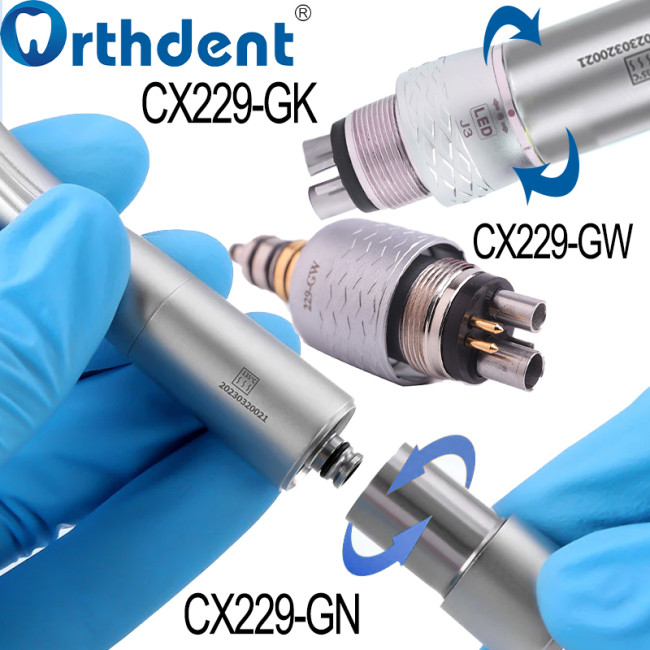 1PC COXO Dental Quick Coupling Swivel 6 Holes for NSK/W&H/KAVO Fiber Optic Handpiece