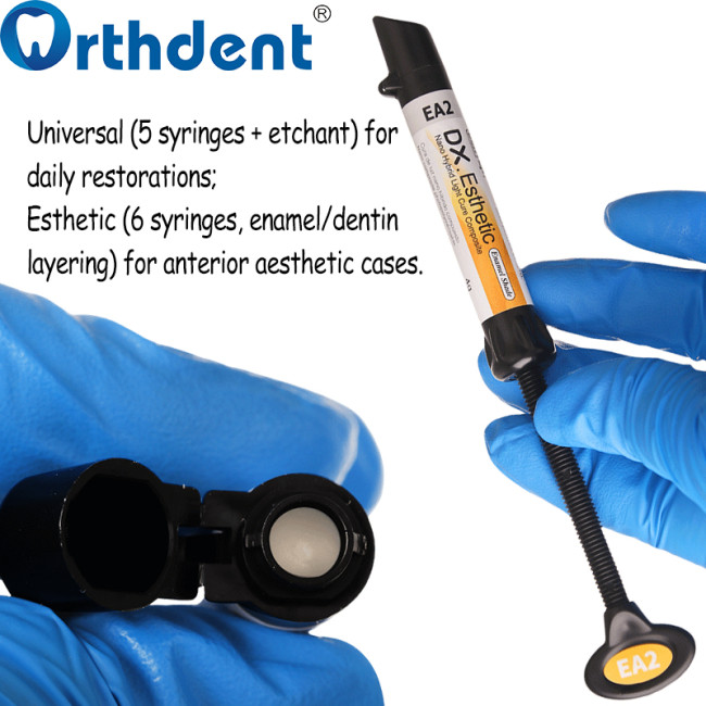 Dental DENTEX Light Cure Resin Bonding Universal & Esthetic Composite Kit