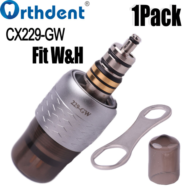 1PC COXO Dental Quick Coupling Swivel 6 Holes for NSK/W&H/KAVO Fiber Optic Handpiece