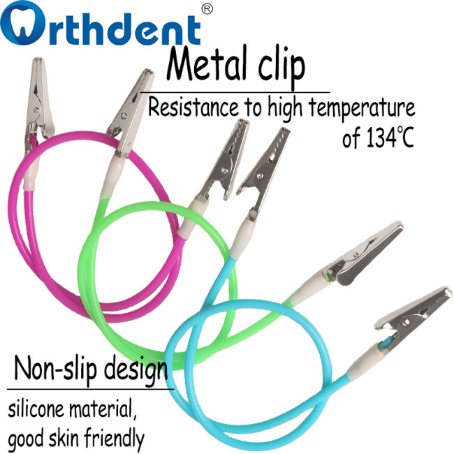 Dental Silicone Bib Clips 5 Colors Dentist holder 1Pc/5Pcs MIX Clip/Napkin Holder/Spring Rope