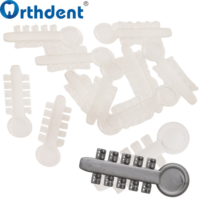 Dental Orthodontic Rotation Wedge Round Tip 2Pcs/Pack Brackets Ligature Tools
