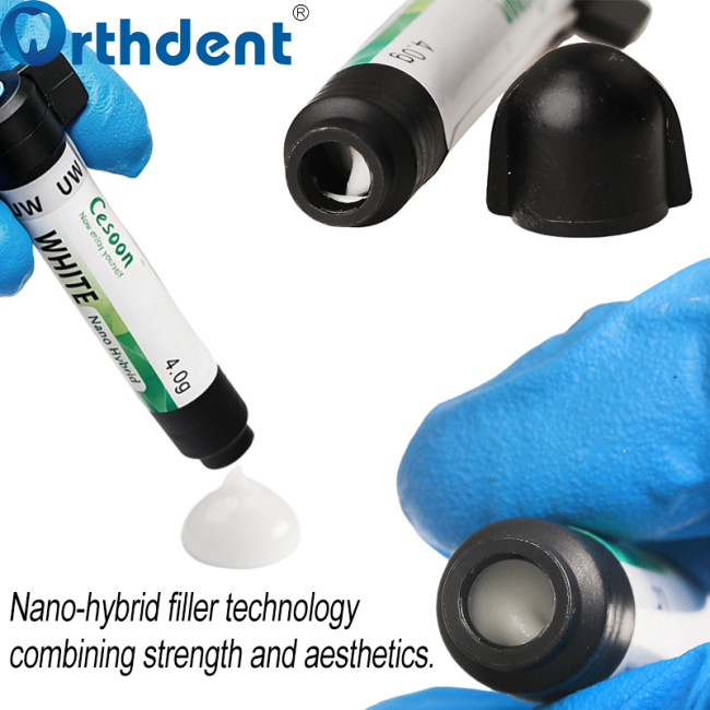 4g/Syringe UW Light-Cure Whitening Resin Nano Hybrid Composite Resin Oral Aesthetic Teeth Filling
