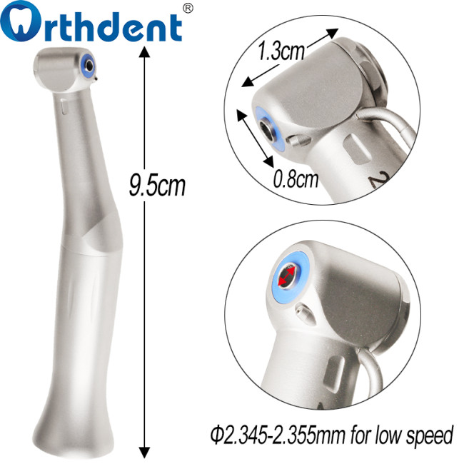 Dental Low Speed 20:1 Reduction Implant Contra Angle Handpiece NSK Type Outer Waterway Push Button E-Type