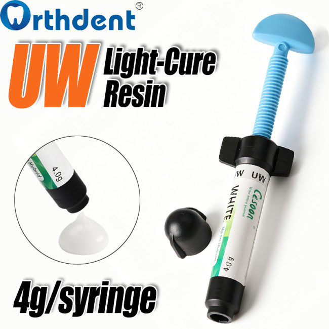 4g/Syringe UW Light-Cure Whitening Resin Nano Hybrid Composite Resin Oral Aesthetic Teeth Filling