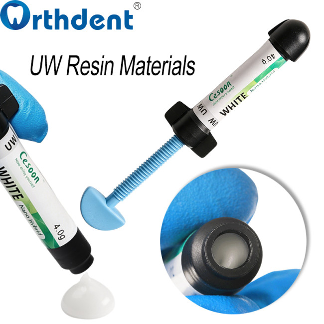 4g/Syringe UW Light-Cure Whitening Resin Nano Hybrid Composite Resin Oral Aesthetic Teeth Filling
