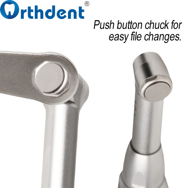 16:1 Dental Reduction Contra Angle Handpiece Head  T-fine-II Push Button Chuck for Electric Endo Motor
