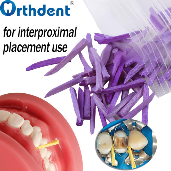 Wooden Dental Wedges MIX Pack 400Pcs for Interdental Composite Fixing Restoration