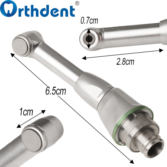 16:1 Dental Reduction Contra Angle Handpiece Head  T-fine-II Push Button Chuck for Electric Endo Motor